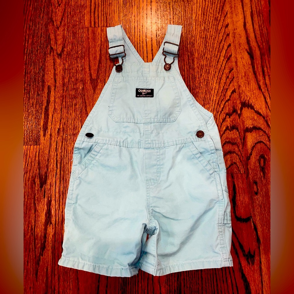 OshKosh B’gosh toddler overall shorts.